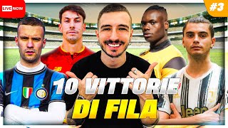 🔴 LA CARRIERA DEGLI YOUTUBER  10 VITTORIE SU 10 PARTITE [upl. by Nylla]