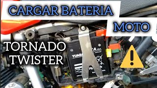 Cómo CARGAR BATERÍA de MOTO Honda XR 250 TORNADO TWISTER [upl. by Notnilc]