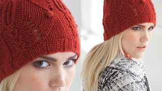 31 Textured Hat Vogue Knitting Fall 2011 [upl. by Ginder]