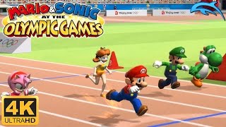 Mario amp Sonic at the Olympic Games  Gameplay Wii 4K 2160p Dolphin 50 [upl. by Dorrie20]