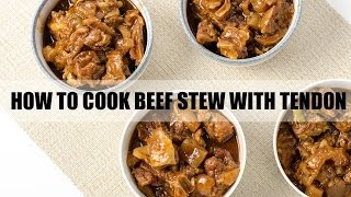 How to Cook Beef Stew with Tendon [upl. by Elfstan659]