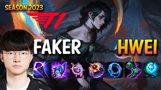 T1 Faker HWEI vs ORIANNA Mid  Patch 1324 KR Ranked  FIRST TIME Faker HWEI [upl. by Acihsay]