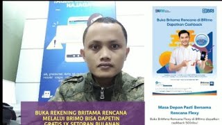 buka tabungan britama rencana melalui BRImo  dapatkan 1x setoran gratis [upl. by Kall]