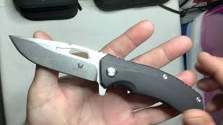 WalloPTon S35V flipper knife RandysWSG JJJinks [upl. by Attena]