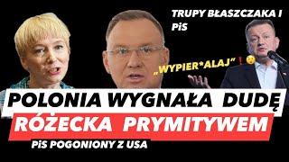 POLONIA WYKOPAŁA DUDĘ – PRZYWITALI PiS W USA❗️BŁASZCZAK ŁŻE O TRUPIE I PODŁA DEZINFORMACJA RÓŻECKIEJ [upl. by Naimad]