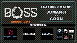 BOSS AUG2015 Jumanji vs Goon Round 2 Featured Match EmazingLightscom [upl. by Mcneil]