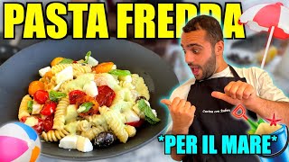 LA PASTA FREDDA ALLA CHEF RUBEN A PROVA DI OMBRELLONE😳🍋 [upl. by Oahc]