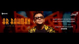 AR Rahman  ICC Sydney 19th Oct 2024  Jumbalaka [upl. by Yenrab262]