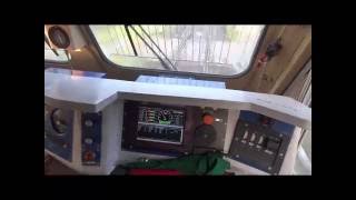 Dual Cab Locomotive cab Ride Inside WDP4D Loco [upl. by Salita]