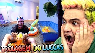 REAGINDO À TROLLAGEM DO LUCCAS PRAIA NO MEU QUARTO 10 [upl. by Seabrook988]