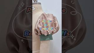 EP82 Puff sleeve with banded cuffs  Easy clothing modification for beginners  Simple handmade DIY [upl. by Franza]