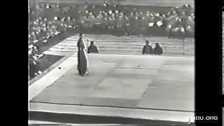 根岸流 NEGISHI RYU 1950  Nihon Kobudo Demonstration NHK [upl. by Anyat]