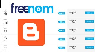 Blogger With Freenom Free Domains tkcfmlga ربط بلوجر بدومين مجاني [upl. by Jarl]