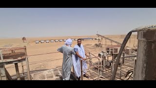 Visiting MCME GOLD Company CIL gold processing plant in Sfariât Tiris Zemmour Region Mauritania [upl. by Ellicott]