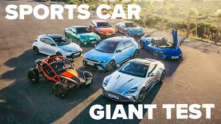 Sports Car Giant Test 2024  Porsche vs McLaren vs Aston Martin amp more [upl. by Leiso]