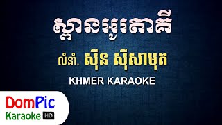 ស្ពានអូរតាគី ស៊ីន ស៊ីសាមុត ភ្លេងសុទ្ធ  Spean Otaki Sin Sisamuth  DomPic Karaoke [upl. by Iatnahs]