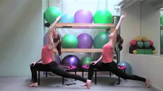 Stretch exercises on the bellicon rebounder [upl. by Rosabella]