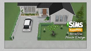 The Sims FreePlay  Small 1 Bedroom House Design  House Tour  Floor Plans  UniQueSiMS Designs [upl. by Reynolds403]