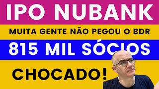 Nubank  IPO foi um sucesso  Muita gente não pegou o BDR de GRAÇA Chocado [upl. by Eceinaj]