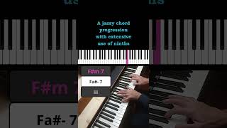 A jazzy chord progression in D major  B minor  Piano Tutorial [upl. by Naivat]