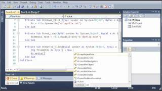 Visual Basic Tutorial  126  More On FileStreams [upl. by Lemmy]