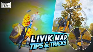 😱 Top 5 Livik map Secret Tips amp Tricks BGMI  pubg mobile ✅ ❌ BGMI 30 Update  Livik [upl. by Caren243]