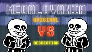 Comparing the MEGALOVANIA and the Recreated MEGALOVANIA [upl. by Ardis]