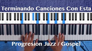 Terminando Canciones Con Esta Progression JazzGospel  Tutorial Para Piano  Max Emanuel [upl. by Herculie909]