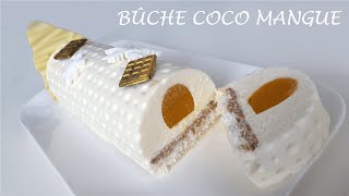 BÛCHE COCO MANGUE  ASTUCE MOULE INSERT FAIT MAISON [upl. by Berhley]