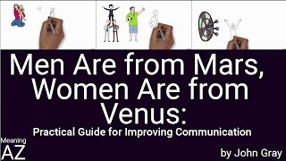 Men Are from Mars Women Are from Venus by John Gray  Animated Book Summary [upl. by Fabrice116]