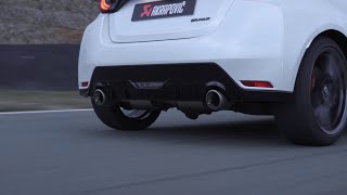 Toyota GR Yaris with an Akrapovič exhaust system [upl. by Melisande367]