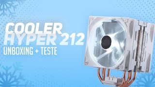 Cooler Master Hyper 212 LED Turbo White Edition  Cpu Cooler Custo Beneficio [upl. by Yrreiht]