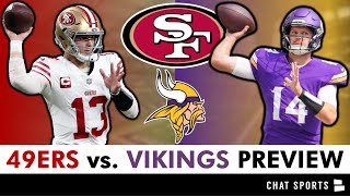 49ers vs Vikings Preview Injury Report Analysis Keys to The Game Prediction  NFL Week 2 [upl. by Tager]