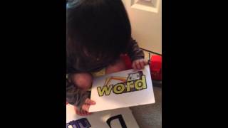 Recognizing Sight Words at age 1 quotIm a fan of the preschool prep seriesquot [upl. by Larner170]