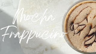 ASMR Mocha Frappuccino Recipe  How to make mocha Frappuccino easily at home  asmr [upl. by Boaten108]