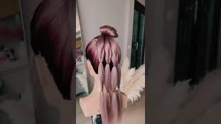 Learn an amazing hairstyle very easily Navratri special Day6 hairstyle hairtutorial shorts [upl. by Anasiul238]