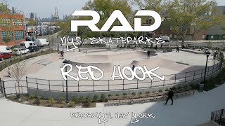 RAD NYC SKATEPARKS  RED HOOK SKATE PARK  HAROLD ICKES PLAYGROUND  BROOKLYN NY [upl. by Nnylyam168]