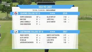 Seaford College 1st XI v Eastbourne College 1st XI [upl. by Nedyrb868]