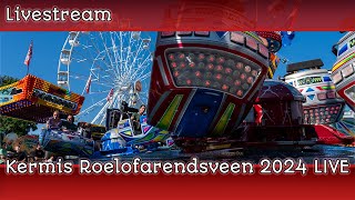 Kermis Roelofarendsveen 2024  Kermisvlogs live 4 [upl. by Sinnaoi]