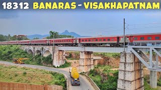 Banaras  Visakhapatnam Express  18312  Departing Rayagada  Train Videos  Indian Railways [upl. by Skoorb]