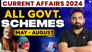 All Government Schemes Explained  Scheme Current Affairs  Current Affairs 2024  By Abhijeet Sir [upl. by Lanoil]