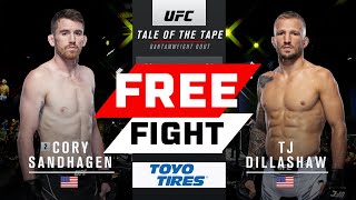 UFC APEX Banger TJ Dillashaw vs Cory Sandhagen  FREE FIGHT [upl. by Eleynad846]