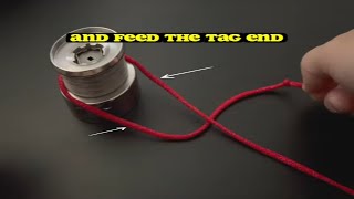 EASY line to spool knot  Arbor knot  How to shorts fishingknots fishing [upl. by Aarika147]