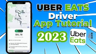 Uber EATS Delivery App Tutorial for 2023 Step by Step [upl. by Soph]