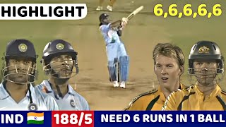 INDIA VS AUSTRALIA T20 WORLD CUP 2007  FULL MATCH HIGHLIGHTS  MOST THRILLING MATCH EVER🔥😱 [upl. by Eytteb]