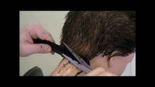 In depth scissor over comb [upl. by Ecille]