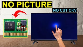 32 inch Led Tv No Picture  No Display Black Screen Problem  Led Tv Screen Problem [upl. by Ehcropal]