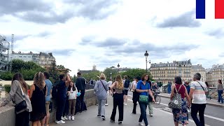 🇫🇷☁️【HDR 4K】Paris Walk  Place d’Italie to Pont dArcole via Place Monge amp Olympic Relay July 2024 [upl. by Remmos780]