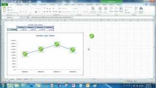 Excel 2010  Usar imagens como marcadores num gráfico de linhas [upl. by Repsac]