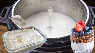 I Dont Buy Yogurt Anymore EASY Instant Pot Yogurt  No Boil 2 Ingredients [upl. by Nedla]